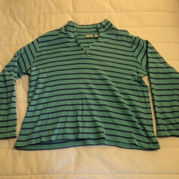 L.L. Bean Quarter zip-up - Picture 1 of 3